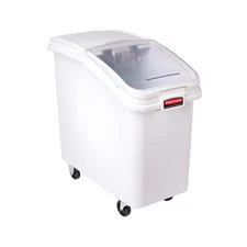 Rubbermaid Commercial Fg360288wht Ingredient Bin Mobile Bulk Storage, White,