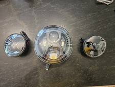 Jw Speaker 7 8700 Led Headlight Pair Passing Fog Lamps Black Harley Daylighter Jw Speaker 7 8700 Led Headlight Pair Passing Fog Lamps Black Harley Daylighter