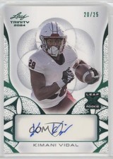 2024 Leaf Trinity Green 20/25 Kimani Vidal #BA-KV1 Auto 19fe