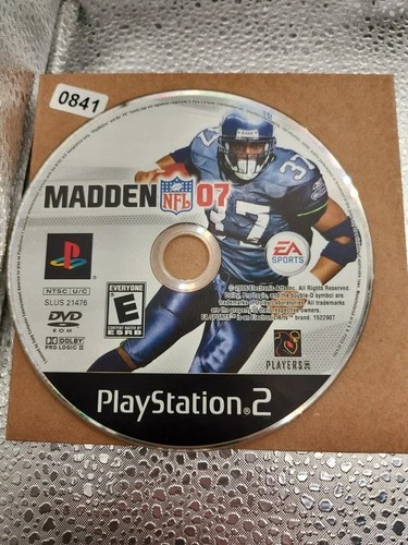Madden NFL 07 (PS2, 2006) Disc Only NO Usps TRACKING