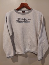Vintage 90s Harley Davidson Womens Sweatshirt Gray 1999 Ride Free VTG Biker XL