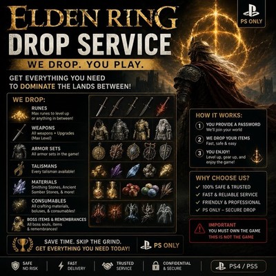 Elden ring Item/rune drop Ps4/Ps5