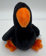 Vintage TY Beanie Baby Caw the Crow - 3rd Gen Hang Tag - 1995