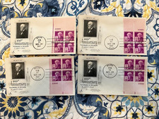 matched set round robin PB Thomas Edoson FDC. LOOK
