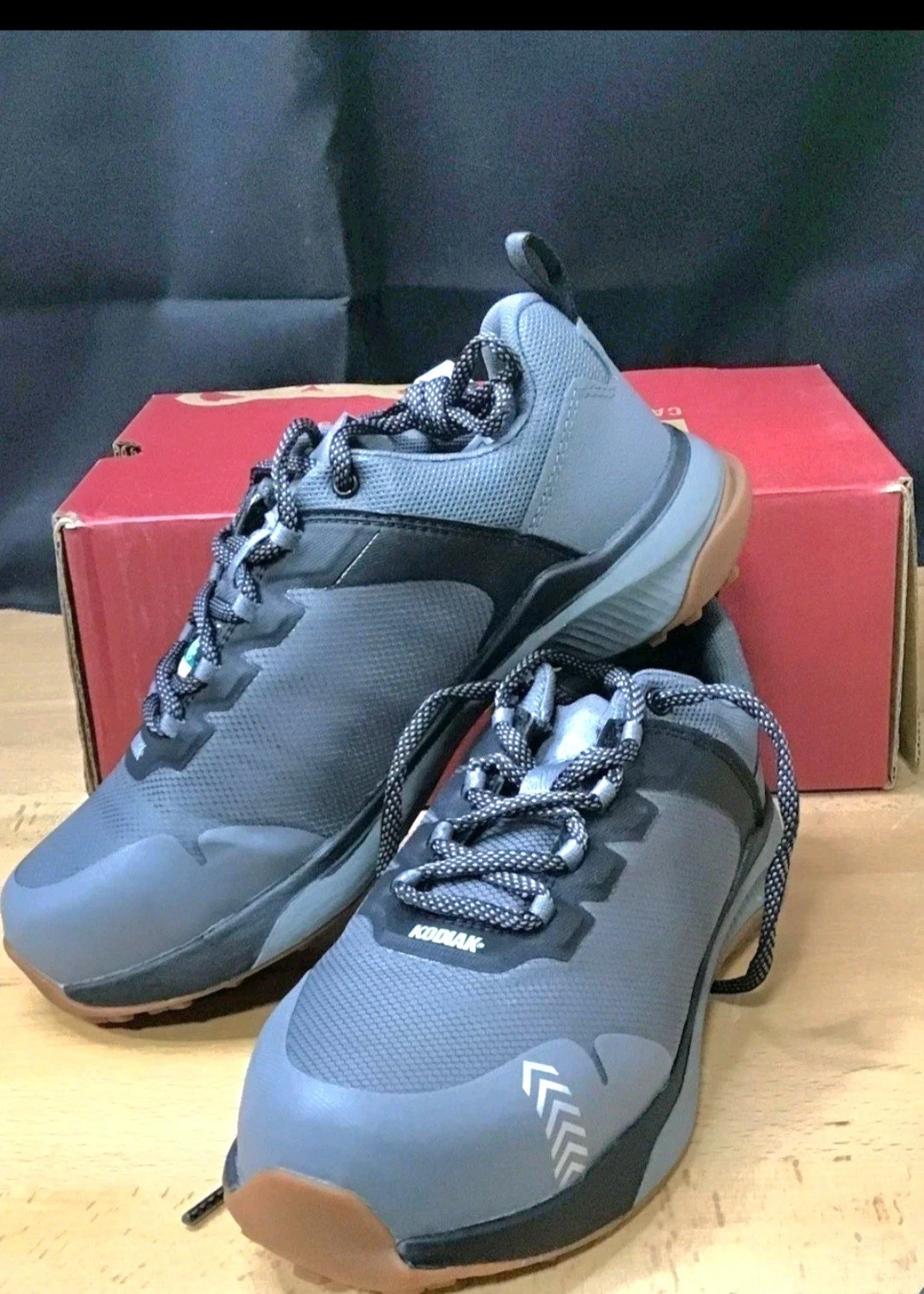 Kodiak Blue/Gray Low Cut Composite Toe Work Shoe Sneaker Women's Size 6