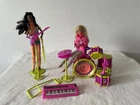 Barbie and the Rockers- NEARLY COMPLETE SET w Barbie And Dee Dee- VTG 1980s