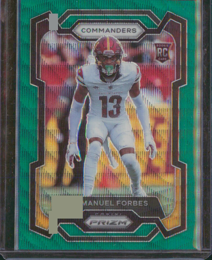 2023 Panini Prizm #399 Emmanuel Forbes Green Wave