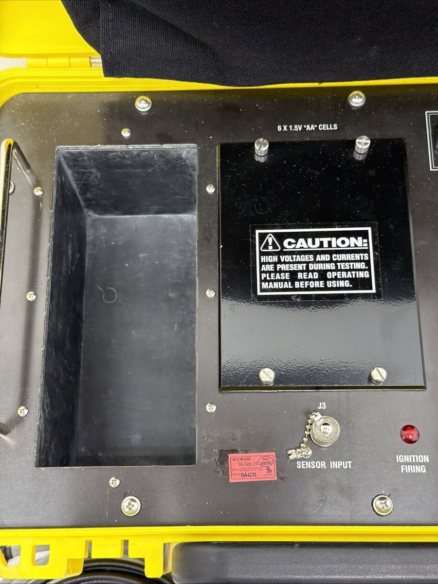 RHINESTAHL CTS 137332 FLIGHT LINE IGNITION SYSTEM TESTER POWER TO