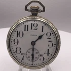 ANTIQUE ELGIN POCKET WATCH 1932 GRADE 387/ 16S 17J w/  14K Gold Filled Case RUNS