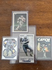 2021 Panini Prizm Emmitt Smith #248, 1992 Score #475, Skybox #165, GameDay #490