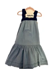 Molo Kids Denim Dress Sleeveless Casual Wear