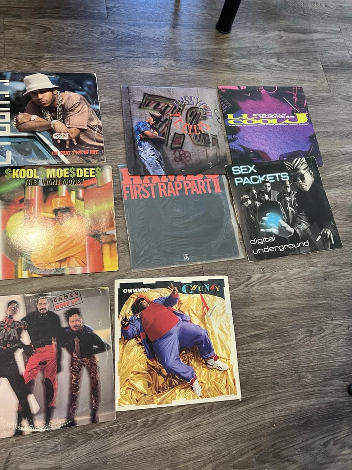 51 Hip Hop Rap Vinyl Lot Run DMC Cypress Hill De La Soul LL Cool J KRS-One - Image 4 of 4