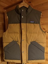 Patagonia Men’s Downdrift Vest Shelter Brown Size M BNWT RRP £220