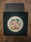 2000 American Eagle Walking Liberty Painted 1 Oz Fine Silver One Dollar Coin