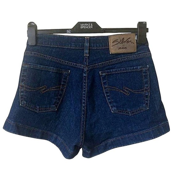 Women American Vintage Shorts Navy Denim 38 / M /