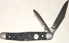 VTG Boker USA 8348 Tree Brand 2 Blade Bone Handle Folding Pocket Knife AS FOUND 