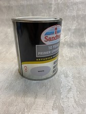 10 Year Primer Undercoat Advanced Technology SANDTEX 750ml White Wood And Metal