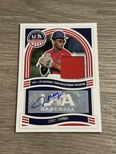 2024 Panini Stars & Stripes USA Baseball Patch Auto Miles Young #NTS-MY
