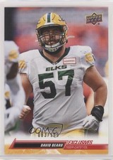 2023 Upper Deck CFL Exclusives 83/100 David Beard #85 1g43