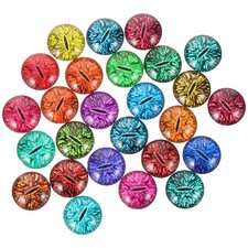 50 Pcs Œil Pour Les Travaux Manuels Faux Yeux Réalistes De Verre En