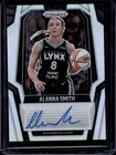2025 Panini WNBA Prizm Alanna Smith Signatures Auto Autograph #SG-AB Lynx