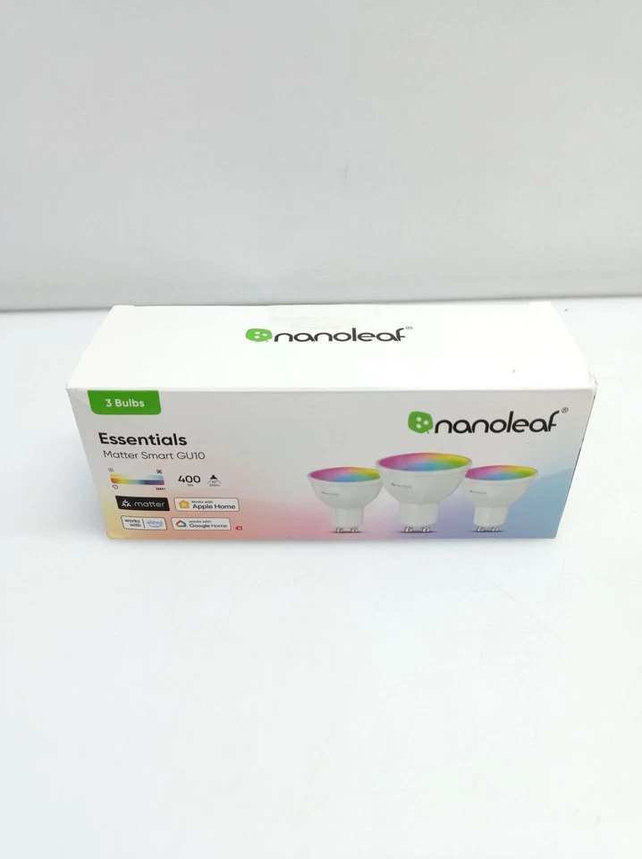 Nanoleaf Essentials Matter Smart Bulb GU10 LED-Leuchtmittel 2er NF080802-3GU10 - Bild 3 von 4