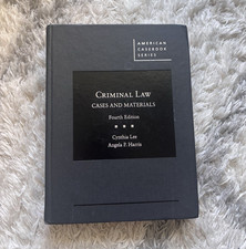 Criminal Law: Cases and Materials 4th Ed Hard...