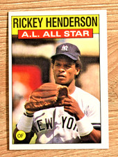 1986 Topps - All-Star Rickey Henderson #716