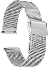 316L Stainless Steel Mesh Watch Band Quick Release Adjustable Metal Watch Strap