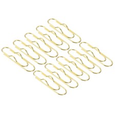 3" Metal Pen Clip Pen Holder Clip Pencil Clip Notebook Pen Holder, Golden 10pcs