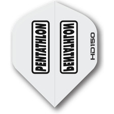 Pentathlon HD150 Clear Standard 150 Micron Thick Dart Flights - 5 Sets