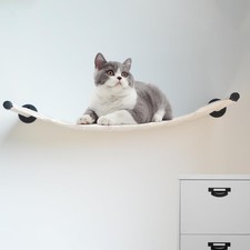 Cat Hammock Wall Mounted Shelf Metal Bracket Bed for Sleeping Climbing Large