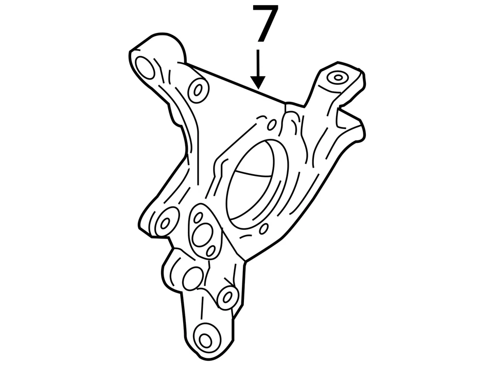 BMW M2 M3 M4 2015-2020 eje trasero buje nudillo izquierdo fabricante de equipos originales usado Foto 4 de 4