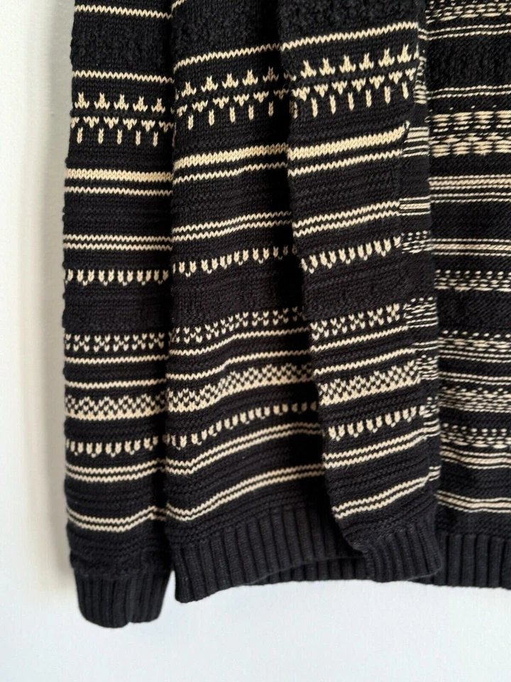 Cárdigan texturizado para mujer Lauren Ralph Lauren talla XL lino algodón suroeste Foto 3 de 4