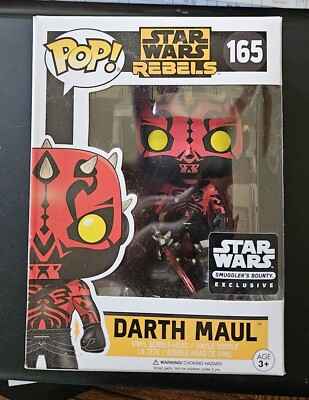 Funko Pop Star Wars Rebels Darth Maul Smugglers Bounty Exclusive #165 *