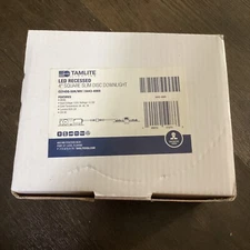 Tamlite Lighting CLY4SQ-50K/WH 4" Square Low Profile LED Down Light, White