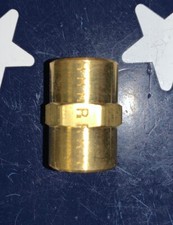 Merit 1/4 Female NPT Brass 150 Threaded Coupling 1/4 FNPT Coupler