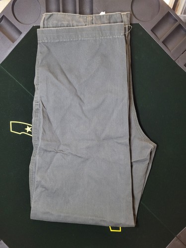 Carhartt B1320LV Dark Gray 100% Cotton Work Pants Men's Size 36 x 32 - Picture 6 of 19