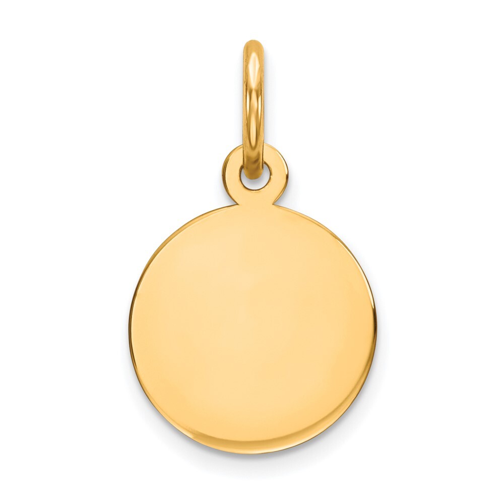Round .018 Gauge Monogram Pendant - Sterling Silver or Solid Gold Round .018 Gauge Monogram Pendant - Sterling Silver or Solid Gold