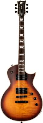 ESP LTD EC-1000T CTM Electric Guitar, Ebony Fingerboard, Tobacco Sunburst  Satin