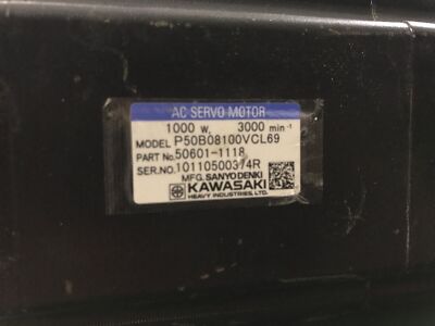   servo motor P50B08100VCL69 refurbished FREE EXPEDITED SHIPPING #A6-22