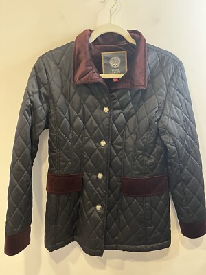 Vince Camuto Quilted Moto Jacket VINCE CAMUTO COAT WOMENS MEDIUM