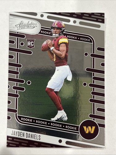2024 Absolute Jayden Daniels Base Rookie Card RC Commanders | eBay