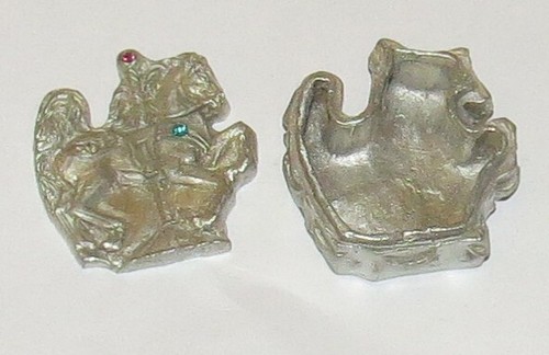Carousel Horse Pewter Trinket Box with Three Crystals 0869 - Picture 6 of 6