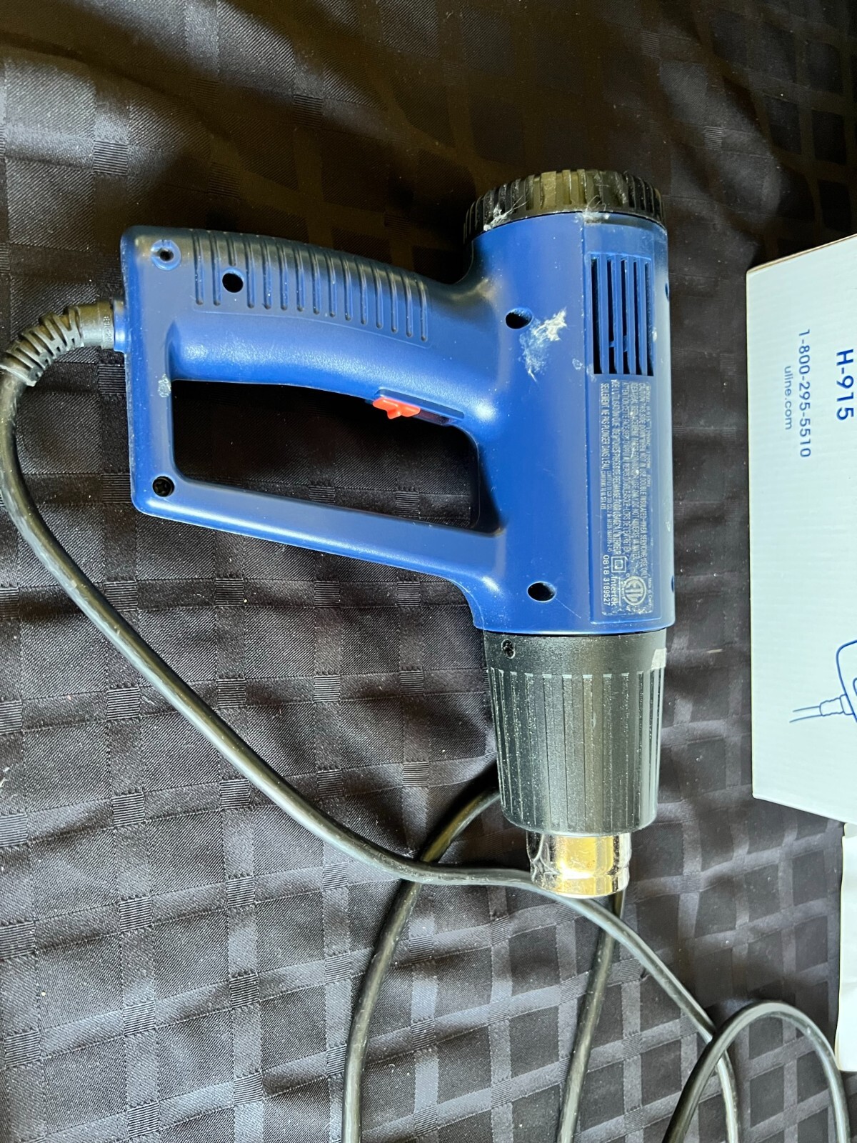 ULINE Electronic Heat Gun Variable 1200W INDUSTRIAL H915 eBay