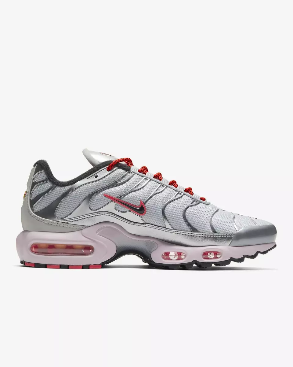 Womens NIKE AIR MAX PLUS Silver Trainers CT2545 001 eBay