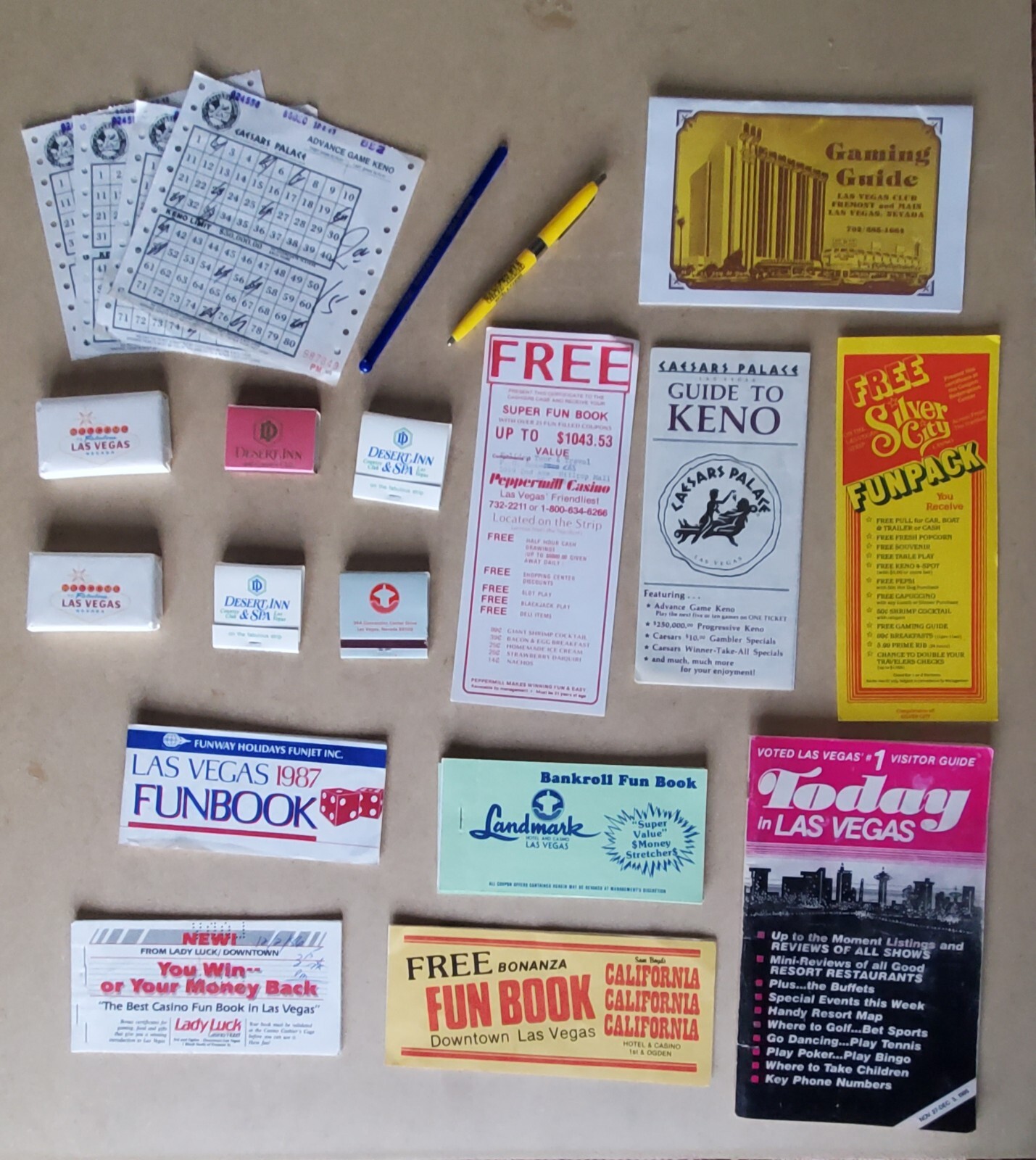 Las Vegas Memorabilia December 1986 eBay