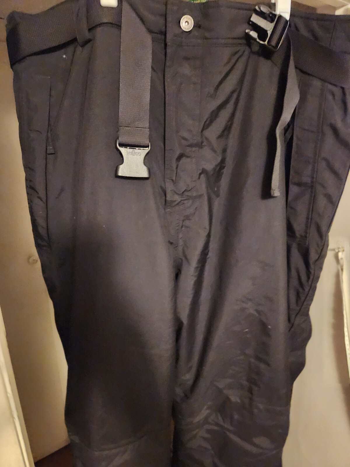 Cabela's Lined Black Thinsulate Insulated Side Full Zip Snow Pants 3XL