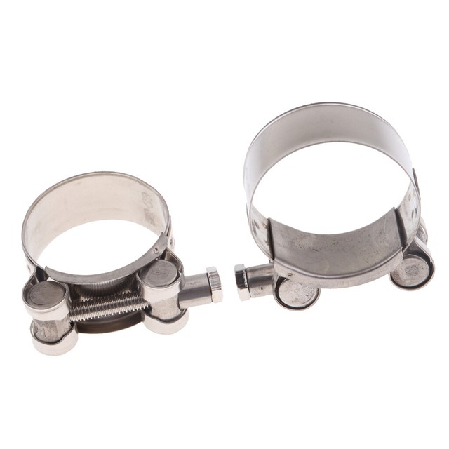 Pack of 2 Motorcycle Exhaust Clamp Clip Muffler Pipe Clamps 4043mm 36