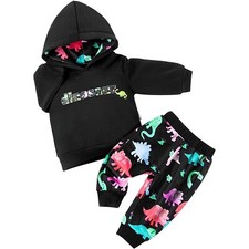 Baby Sweatsuit Sweatshirt  Sweatpants Jogger Set Printed 2PCS 18-24 Months